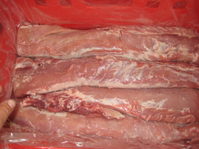 Boneless Pork Loin Chain Off Bulk Production Consistent Sizing